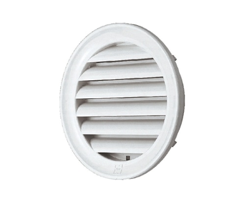 神栄ホームクリエイト 丸型ガラリ シルバーホワイト SGM-100P 1個(ご注文単位1個)【直送品】