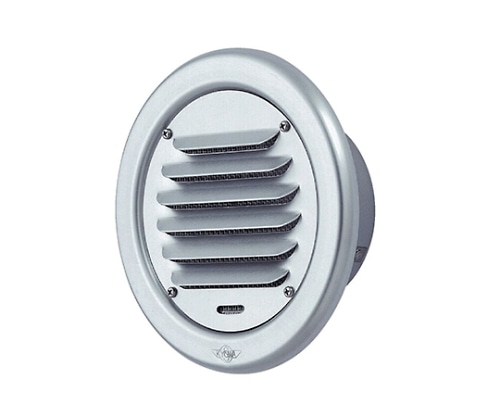 神栄ホームクリエイト 丸型ガラリ (クーラーキャップ兼用) シルバー SK-AG125 1個(ご注文単位1個)【直送品】