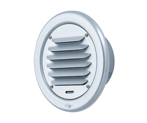 神栄ホームクリエイト 丸型ガラリ (クーラーキャップ兼用) シルバー SK-AG75 1個(ご注文単位1個)【直送品】