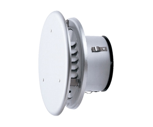 神栄ホームクリエイト 丸型風防付ガラリ (防火ダンパー付) シルバー SK-AGC100D 1個(ご注文単位1個)【直送品】