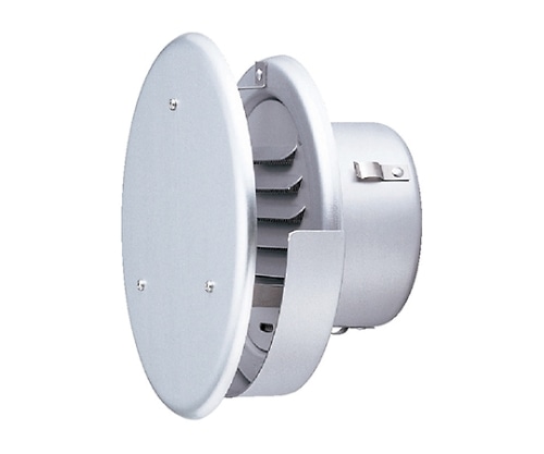 神栄ホームクリエイト 丸型風防付ガラリ シルバー SK-AGC100W 1個(ご注文単位1個)【直送品】