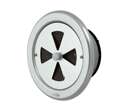 神栄ホームクリエイト 丸型レジスター (防火ダンパー付) シルバー SK-AR150D 1個(ご注文単位1個)【直送品】