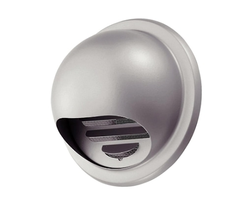 神栄ホームクリエイト 丸型フード付ガラリ (防火ダンパー付) シルバーメタリック SK-SGF100D-SLC 1個(ご注文単位1個)【直送品】