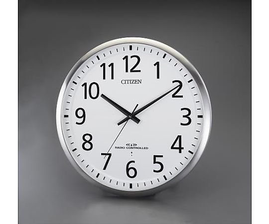 エスコ φ550mm [電波]掛時計 EA798CB-15B 1個(ご注文単位1個)【直送品】
