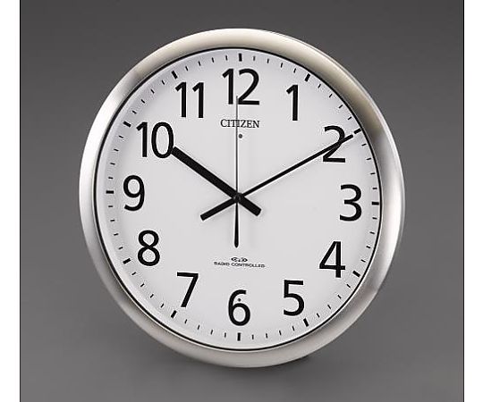 エスコ φ380mm [電波]掛時計 EA798CB-94 1個(ご注文単位1個)【直送品】