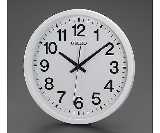 エスコ φ390mm [衛星電波]掛時計 EA798CC-102 1個(ご注文単位1個)【直送品】