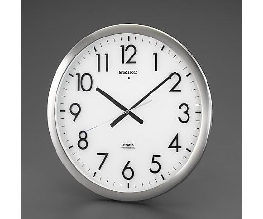 エスコ φ421mm [電波]掛時計 EA798CC-111 1個(ご注文単位1個)【直送品】