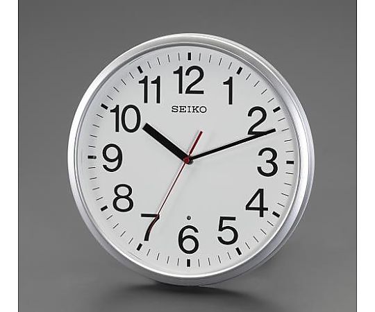 エスコ φ305mm [電波]掛時計 EA798CC-123 1個(ご注文単位1個)【直送品】