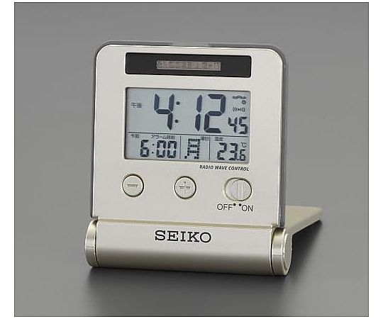 エスコ 78x 17x 80mm [電波]置時計 EA798CS-97 1個(ご注文単位1個)【直送品】