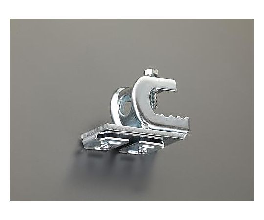 エスコ 17mm 天井ブラケット・クリップ付(ベﾞンダーレール用) EA970GD-9 1個(ご注文単位1個)【直送品】