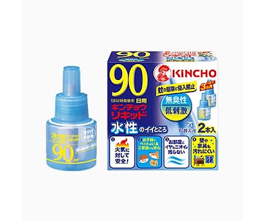 アズワン [90日用] 蚊・殺虫剤(詰替え/2本) EA941B-34 1箱(ご注文単位1箱)【直送品】