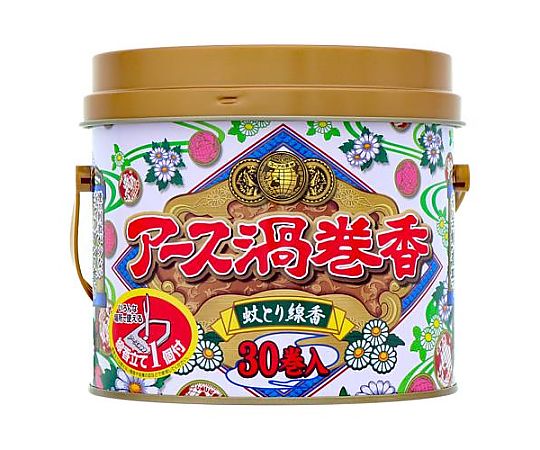 アズワン 蚊取り線香(アース渦巻香/30巻) EA941B-43 1箱(ご注文単位1箱)【直送品】