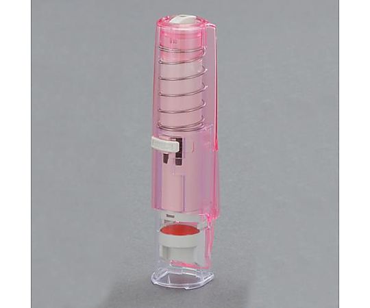 アズワン 印鑑ホルダー(朱印内蔵型/透明ピンク) EA762AL-43 1個(ご注文単位1個)【直送品】