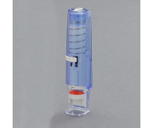 アズワン 印鑑ホルダー(朱印内蔵型/透明青) EA762AL-44 1個(ご注文単位1個)【直送品】