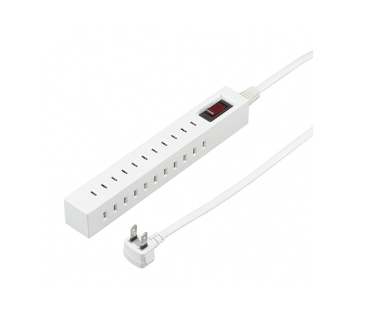 ヤザワコーポレーション 差し込みフリータップ2面ブレーカー SW付 1.5m ホワイト H9B10115WH 1個(ご注文単位1個)【直送品】