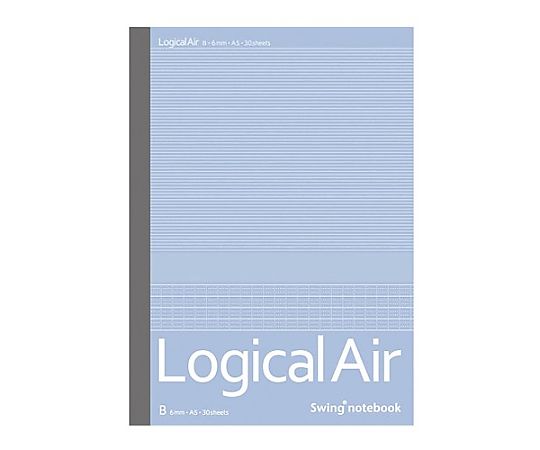 アズワン 6mm 罫線A5ノート(30ページ/10冊) EA762GB-27 1セット(ご注文単位1セット)【直送品】