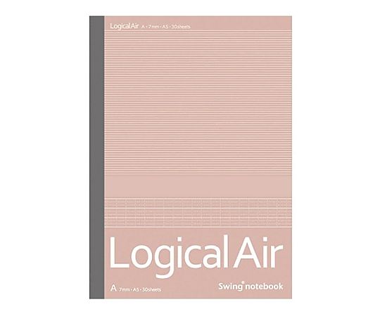 アズワン 7mm 罫線A5ノート(30ページ/10冊) EA762GB-28 1セット(ご注文単位1セット)【直送品】