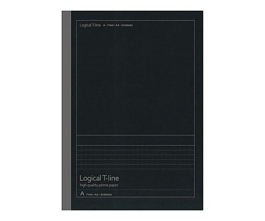 アズワン 7mm罫線 A4ノート(40ページ/10冊) EA762GC-91A 1パック(ご注文単位1パック)【直送品】