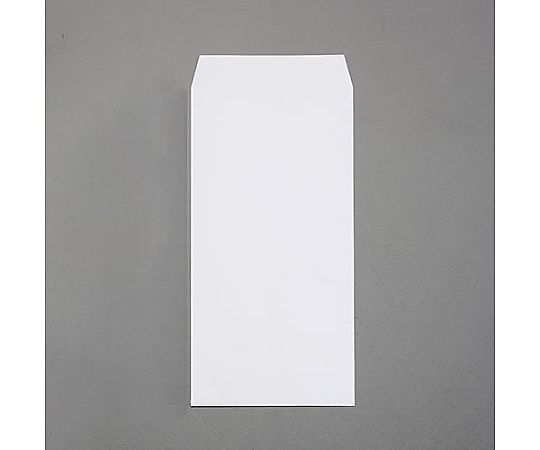 アズワン 120x235mm/長3  ホワイト封筒(郵便枠なし) EA762GE-37A 1袋(ご注文単位1袋)【直送品】