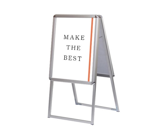 常磐精工 ポスターグリップスタンド看板 屋外用 A2両面 シルバー (防水パック付) BOPGSK-A2RS 1台(ご注文単位1台)【直送品】