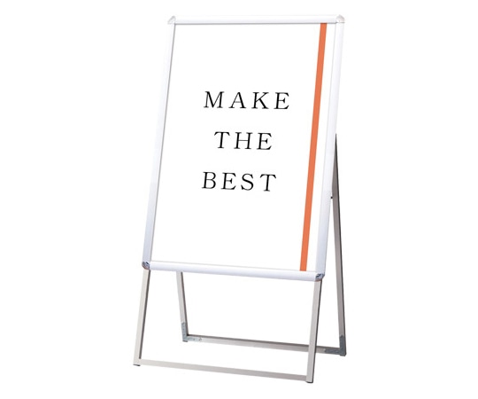 常磐精工 ポスターグリップスタンド看板 屋外用 B1片面 シルバー (防水パック付) BOPGSK-B1KS 1台(ご注文単位1台)【直送品】