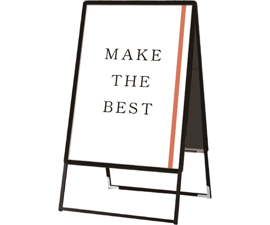 常磐精工 ポスターグリップスタンド看板 屋外用 B1両面 ブラック (防水パック付) BOPGSK-B1RB 1台(ご注文単位1台)【直送品】