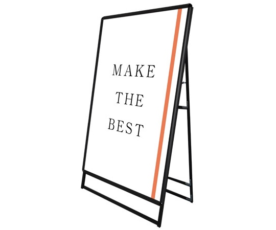 常磐精工 ポスターグリップスタンド看板 屋外用 A0片面 ブラック PGSK-A0KB-G 1台(ご注文単位1台)【直送品】