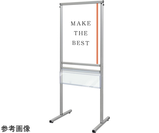 常磐精工 スマートメッセージスタンド A2片面 パンフレットケース付 SMMSACP-A2K 1台(ご注文単位1台)【直送品】