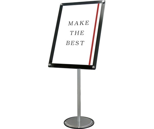 常磐精工 スマートフリーアクリルスタンド A2ブラック SMFACS-A2B 1台(ご注文単位1台)【直送品】