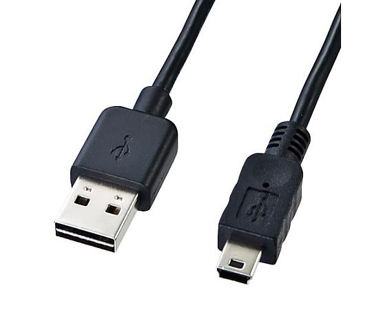 アズワン 1.0m両方挿せるUSBケーブル(A-ミニB5pin/2.0対応 EA764AJ-178 1個(ご注文単位1個)【直送品】