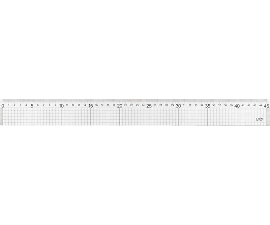 ライオン事務器 アクリルハイカットスケール HC-45 1本(ご注文単位1本)【直送品】