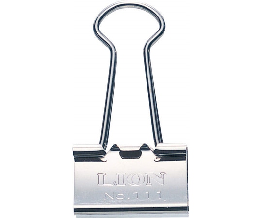 ライオン事務器 バインダークリップ 1箱(10個入) No.111N 1箱(ご注文単位1箱)【直送品】