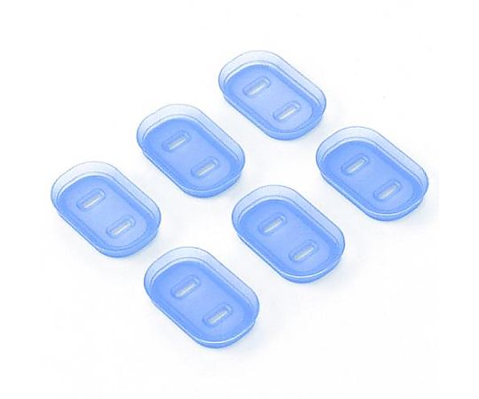 アズワン 安全カバー/2Pプラグ(青/6個) EA815HZ-170 1パック(ご注文単位1パック)【直送品】