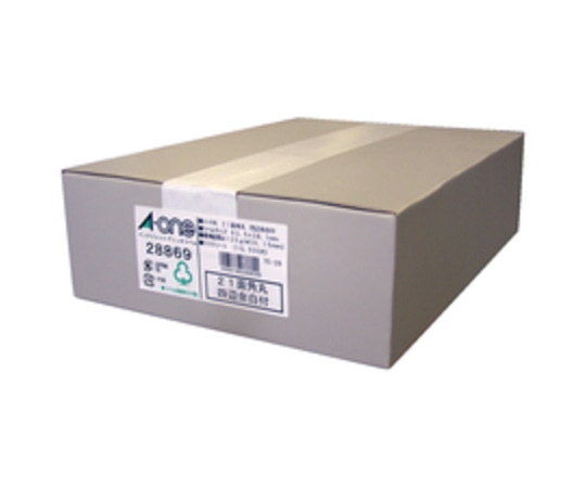 エーワン(A-ONE) ラベルシール(インクジェット) マット紙・ホワイト A4 21面 四辺余白付 角丸 1箱(500シート入) 28869 1箱(ご注文単位1箱)【直送品】