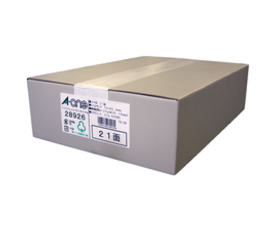 エーワン(A-ONE) ラベルシール(インクジェット) マット紙・ホワイト A4 21面 1箱(500シート入) 28926 1箱(ご注文単位1箱)【直送品】