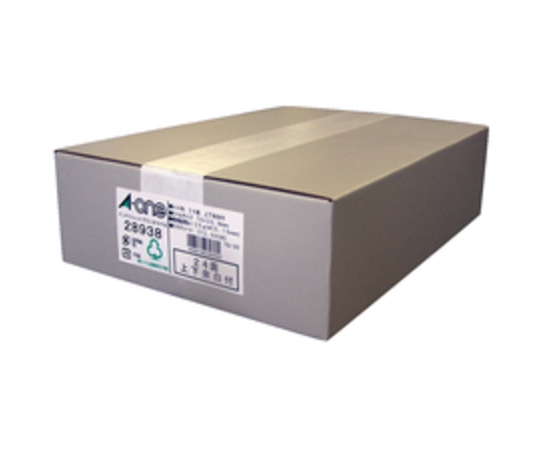 エーワン(A-ONE) ラベルシール(インクジェット) マット紙・ホワイト A4 24面 上下余白付 1箱(500シート入) 28938 1箱(ご注文単位1箱)【直送品】