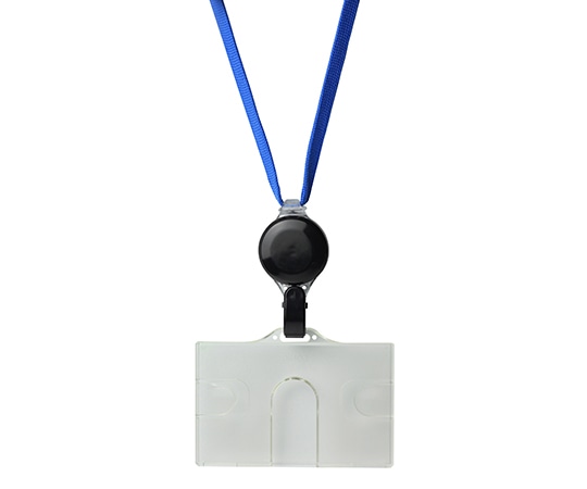 ソニック リール式吊下げ名札 ハードタイプ 青 NF-948-B 1本(ご注文単位1本)【直送品】