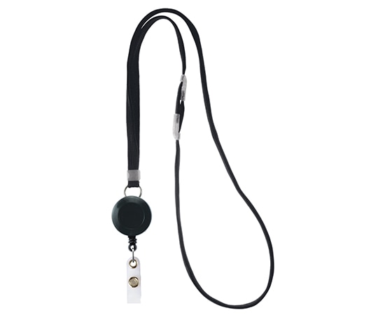 ソニック リール式吊下げひも 黒 スタンダード バラ NF-958-D 1本(ご注文単位1本)【直送品】