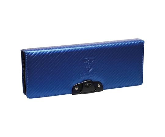 ソニック ブレイブ アルロック筆入 カーボン調 ブルー SK-1035-B 1個(ご注文単位1個)【直送品】