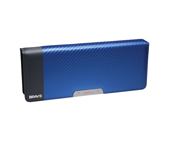 ソニック ブレイブ 両面筆入 フラット カーボン調 SK-5023-B 1個(ご注文単位1個)【直送品】