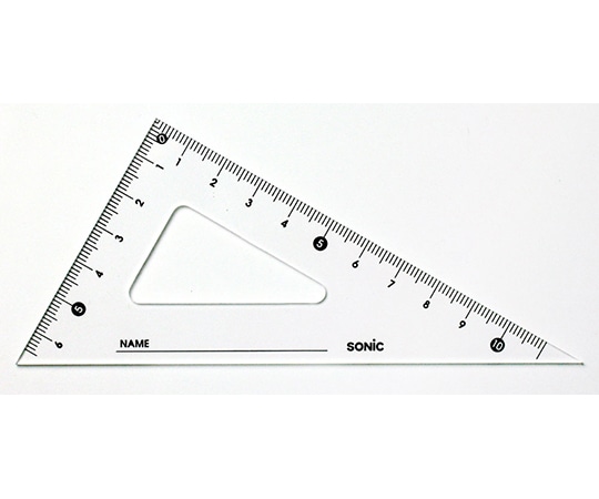 ソニック 三角定規 12センチ 学納タイプ SN-377 1個(ご注文単位1個)【直送品】