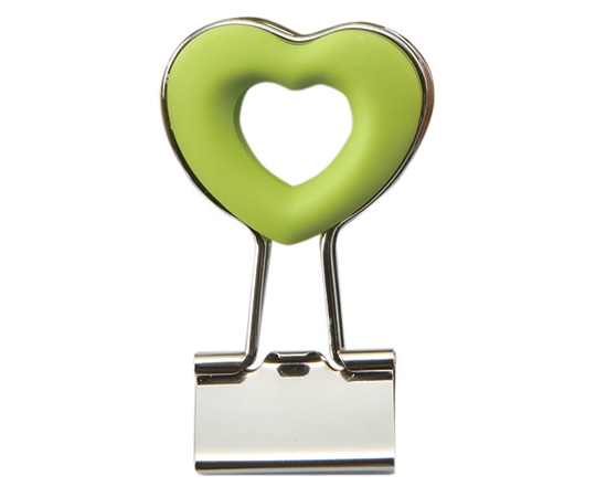 ベロス ハートクリップ グリーン DCH-2GR 1個(ご注文単位1個)【直送品】