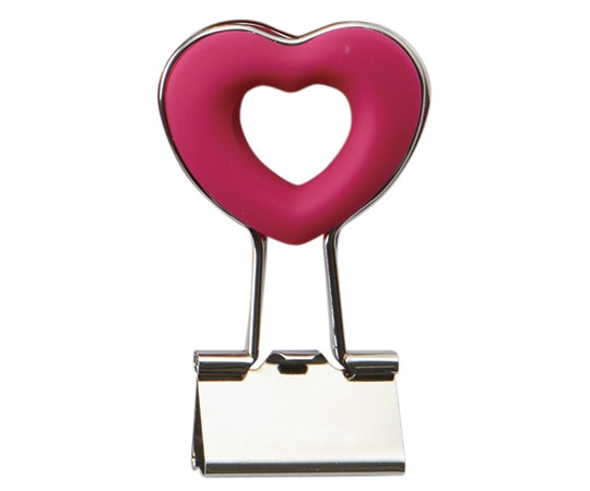 ベロス ハートクリップ ローズピンク DCH-2RP 1個(ご注文単位1個)【直送品】