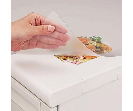 プラス ななめカットデスクマット再生 1045×715mm DM-005ES 1枚(ご注文単位1枚)【直送品】