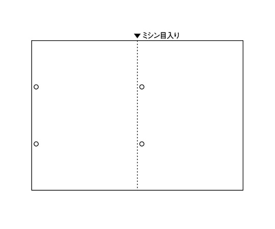 ヒサゴ A4 白紙 2面 横4穴源泉用大入 1セット(1200枚入) BP2069Z 1セット(ご注文単位1セット)【直送品】