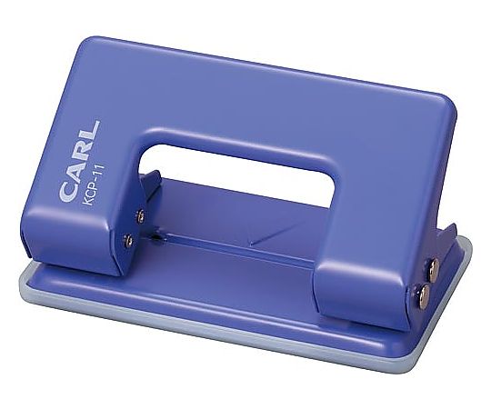 カール 2穴パンチ ブルー KCP-11-B 1個(ご注文単位1個)【直送品】