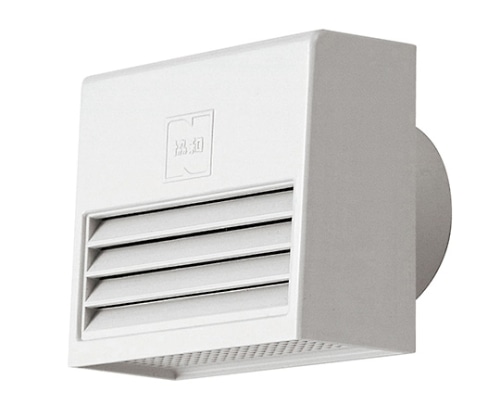 神栄ホームクリエイト 角型換気口 シルバーホワイト SKC-50 1個(ご注文単位1個)【直送品】