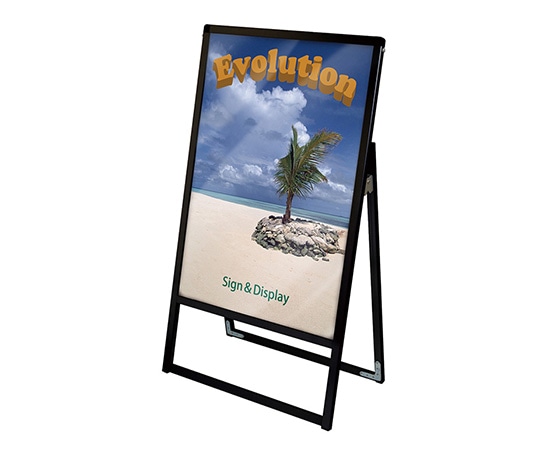 常磐精工 ブラックバリウススタンド看板LED A2片面 BVASKLED-A2K 1個（ご注文単位1個）【直送品】