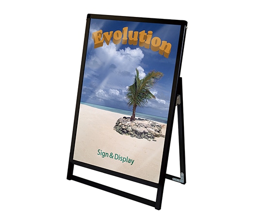 常磐精工 ブラックバリウススタンド看板LED A1ロウ片面 BVASKLED-A1LK 1個（ご注文単位1個）【直送品】