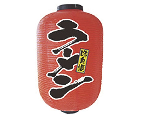 パステムマツザワ 提灯 15号長2面タイプ No.9111 ラーメン 432150 1個（ご注文単位1個）【直送品】